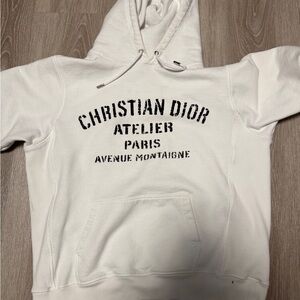 Christian Dior Atelier White Hoodie